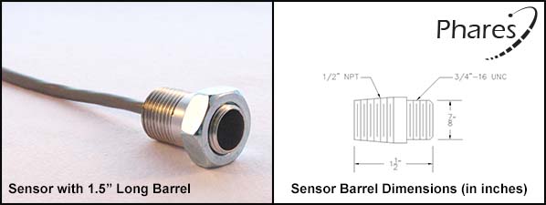 Digital Output Hall Effect Sensor - 1.5'' Barrel