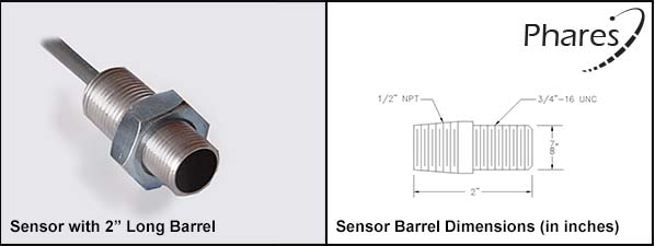 Digital Output Hall Effect Sensor - 2'' Barrel