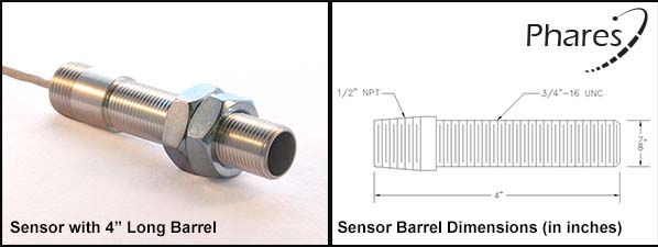 Digital Output Hall Effect Sensor - 4'' Barrel