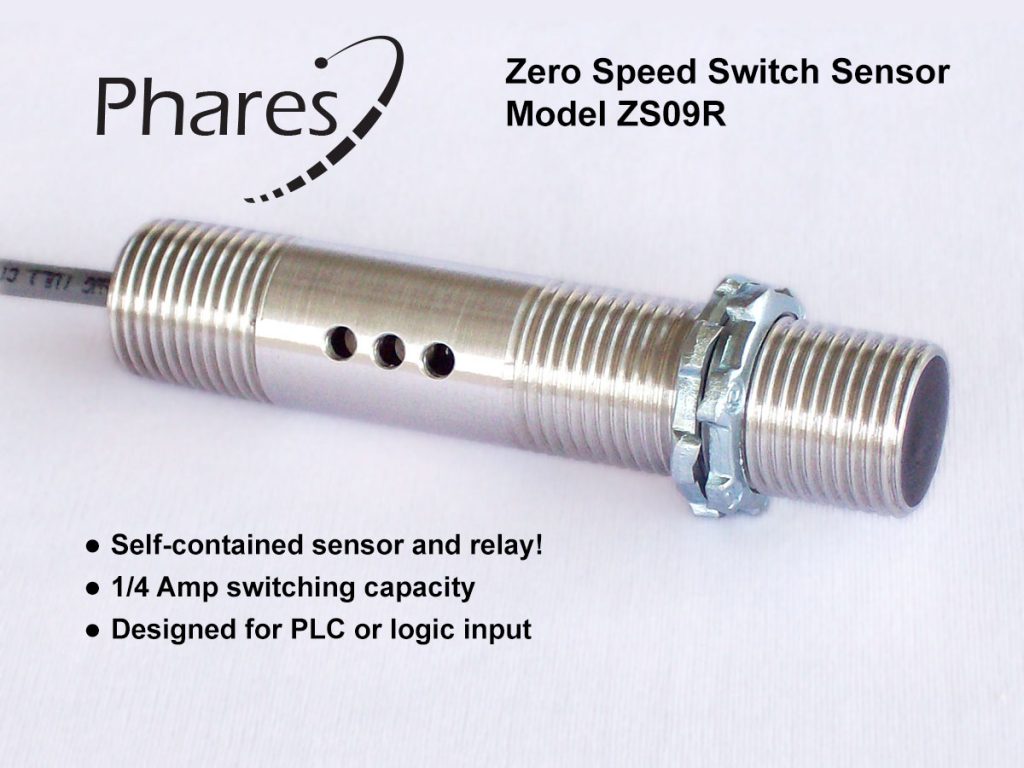 Picture of the Phares ZS09R Zero Speed Switch Sensor