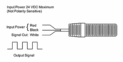 Wiring diagram for Phares Hall-Effect Sensors